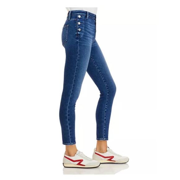Paige Emmie High Rise Ankle Skinny Jeans in Sightseeing color size 25 NWT $249 - Picture 3 of 13